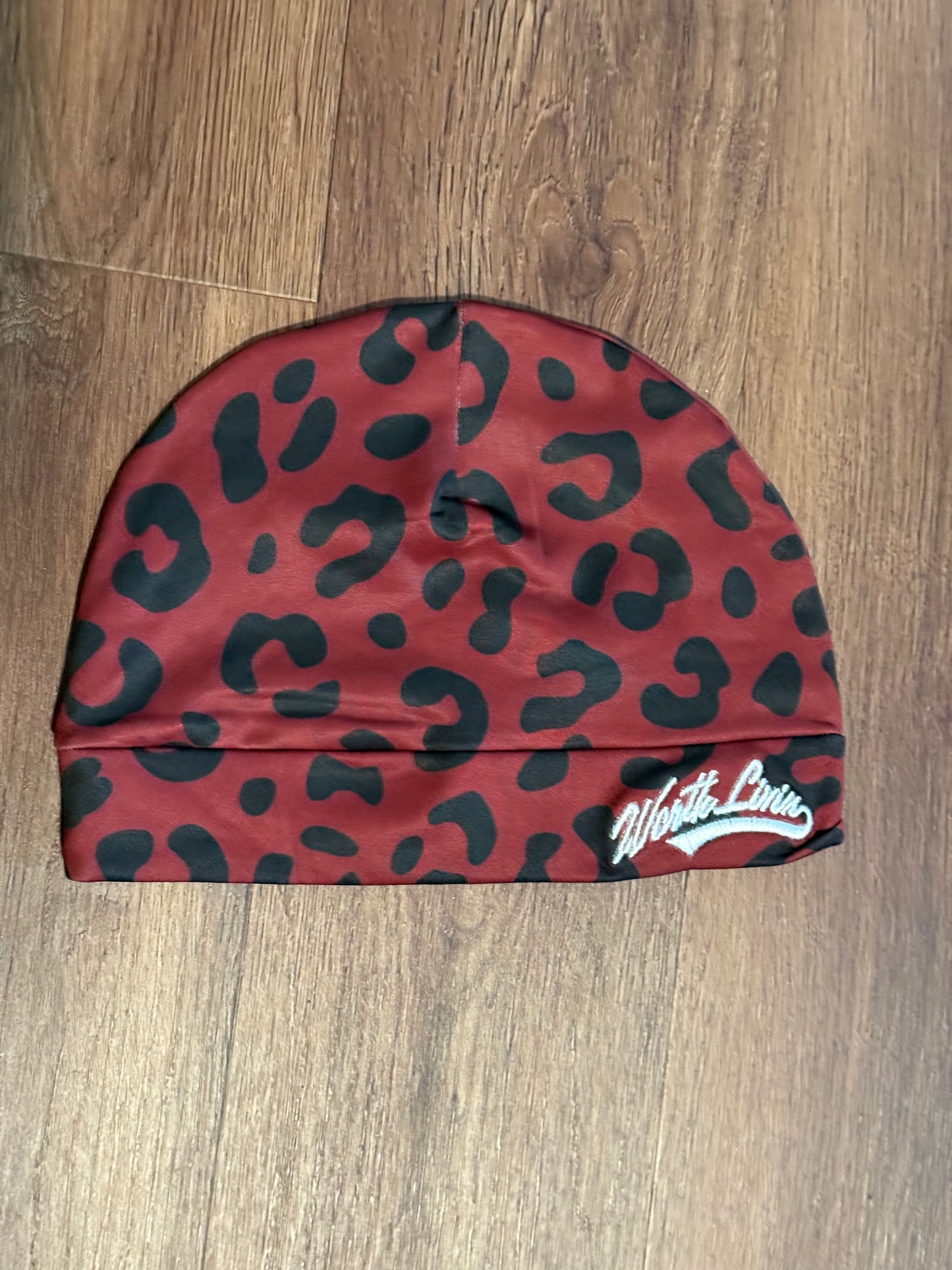 Red cheetah print