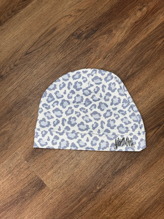White leopard print skully!!